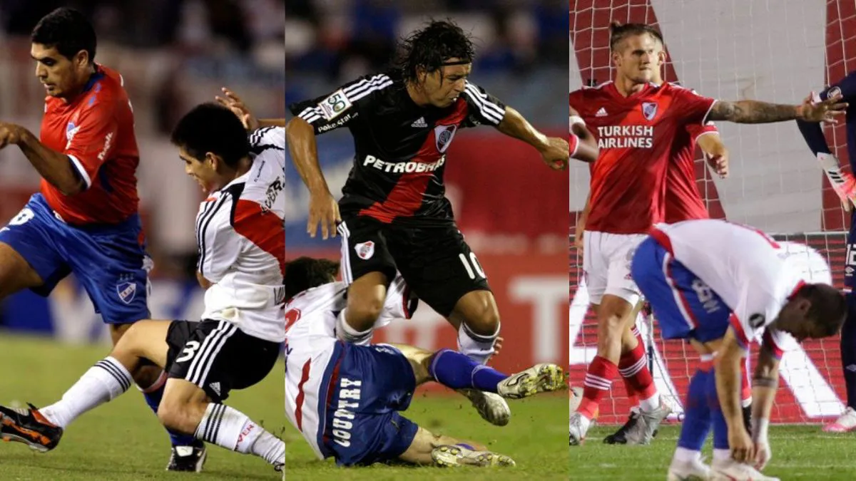 Las cuatro visitas oficiales de River a Nacional