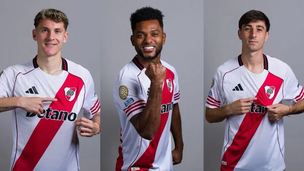 Facundo Colidio, Miguel Borja y Bautista Dadín