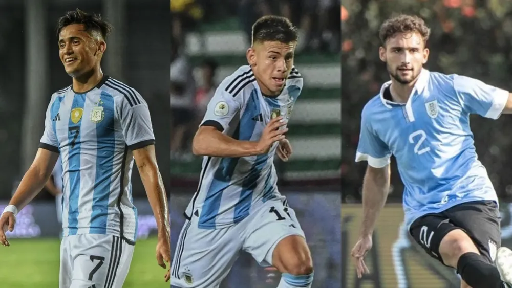 Pablo Solari Claudio Echeverri Sebastián Boselli Preolímpico Sub 23