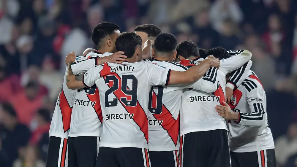 Equipo jugadores River Monumental  (Foto: Getty Images)