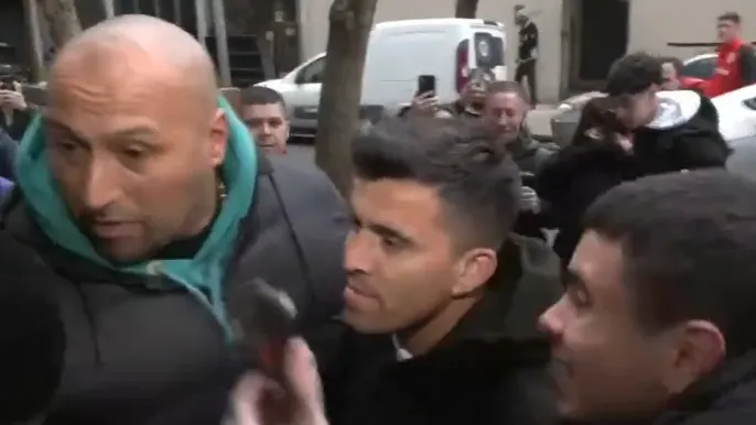 Marcos Acuña revisión médica River