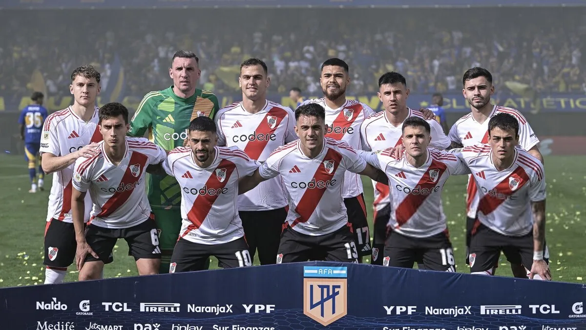 Formación River Boca Liga 2024 Bombonera (Foto: Getty)