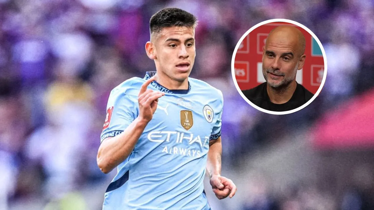 Claudio Echeverri Pep Guardiola Manchester City