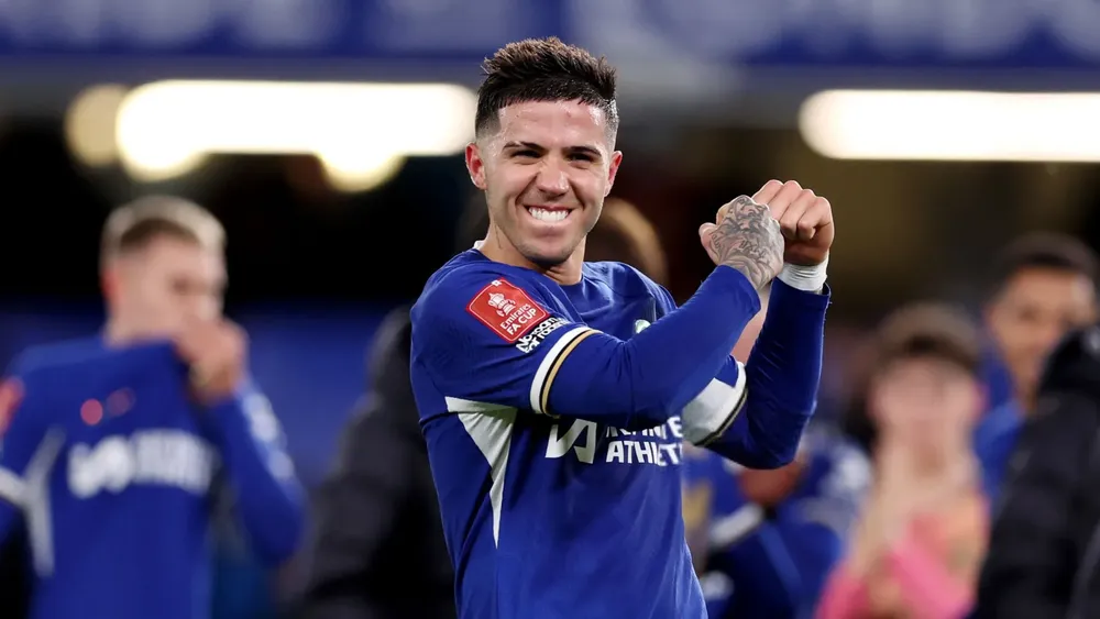 Asistencia Enzo Fernández Chelsea 2024 (Foto: Getty)