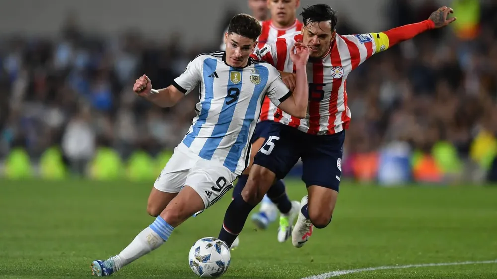 Julián Álvarez selección Argentina Paraguay Monumental 2023