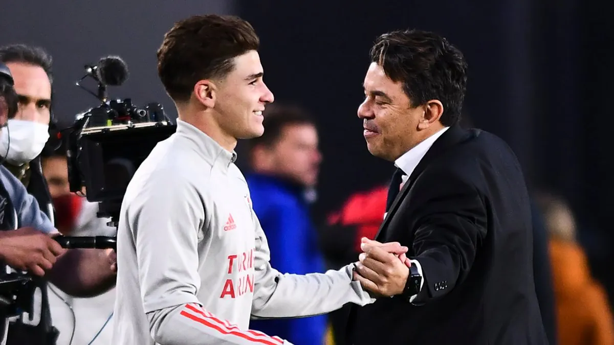 Julián Álvarez y Marcelo Gallardo - River Plate