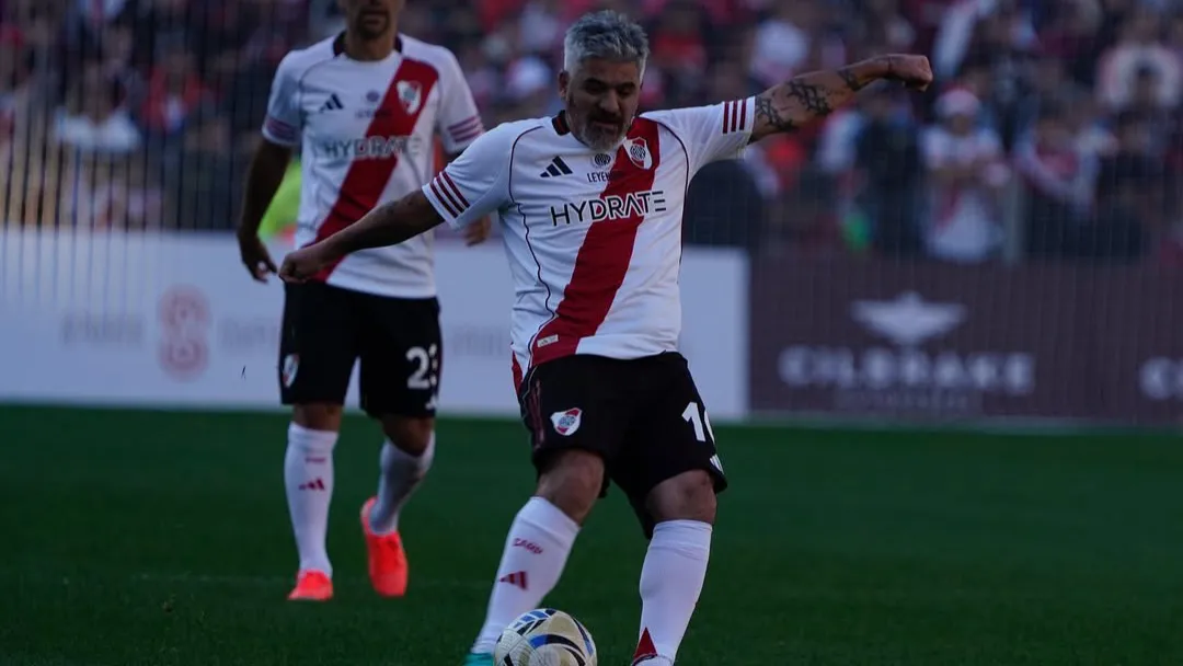 Ariel Burrito Ortega Senior River Leyendas Monumental  (Foto: River Plate)