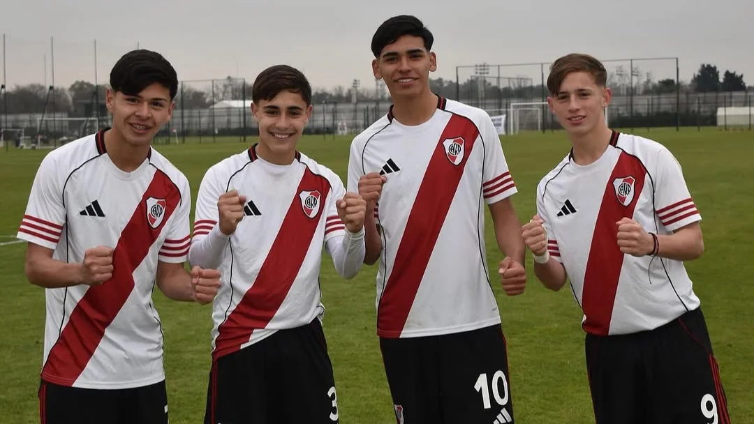 Inferiores River festejo gol  (Foto: River Plate)