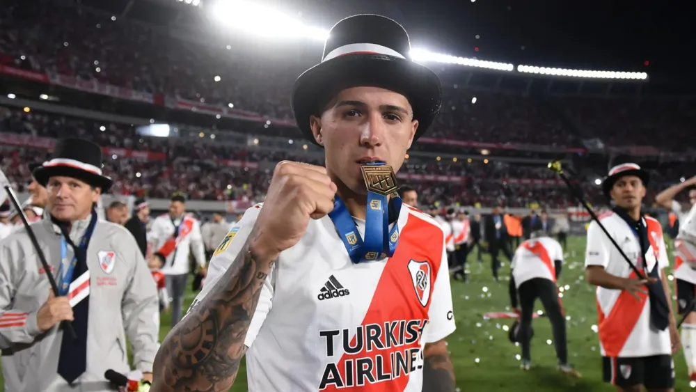 Enzo Fernández River campeón Liga Profesional 2021 (Foto: Getty Images)