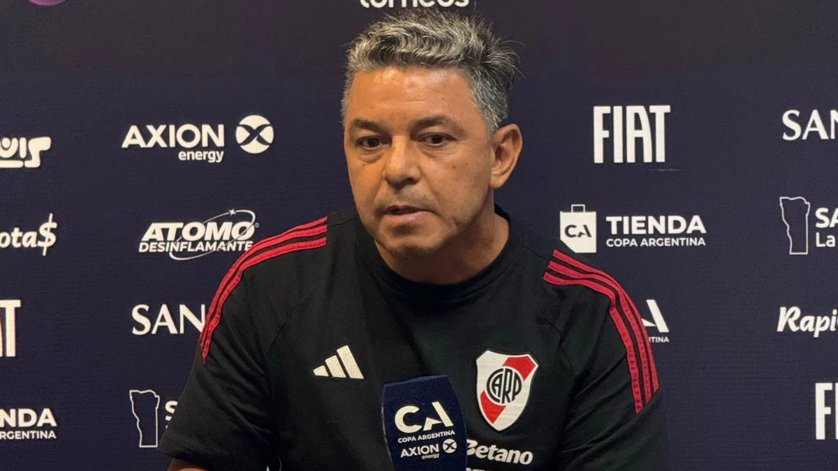 Marcelo Gallardo Conferencia copa argentina (Foto: Juan Patricio Balbi)