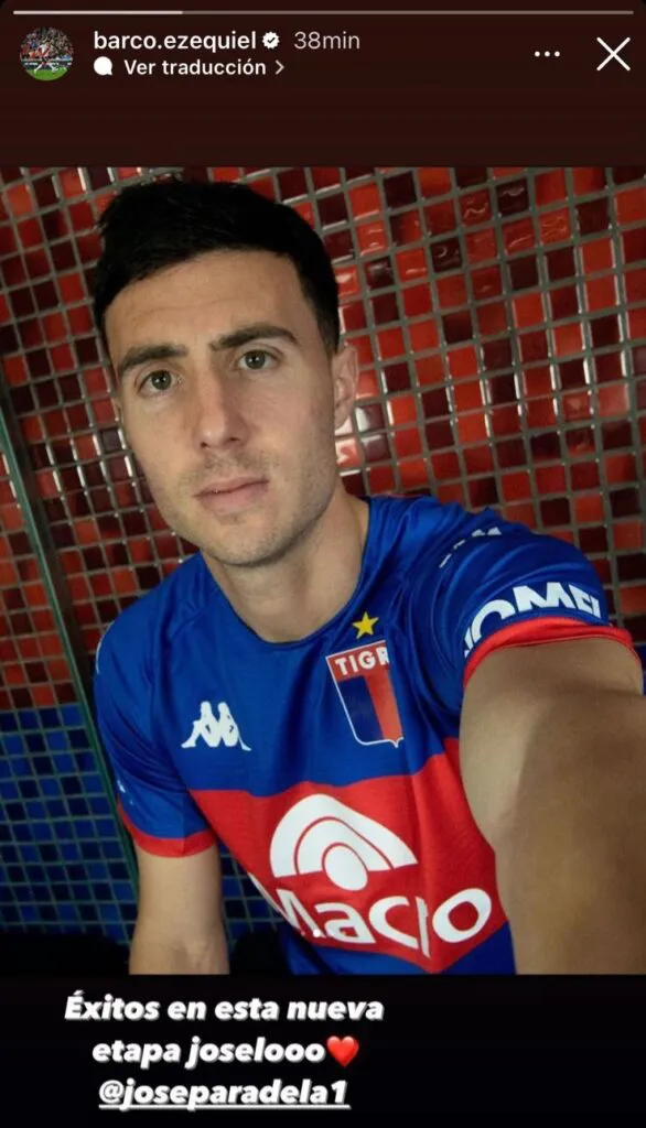 "Éxitos en esta nueva etapa Joselo"