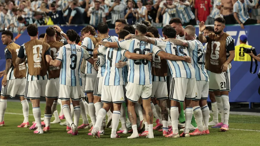 Argentina selección equipo festejo gol (Foto: Selección Argentina)