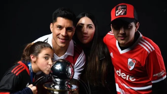 Enzo Pérez River Plate esposa