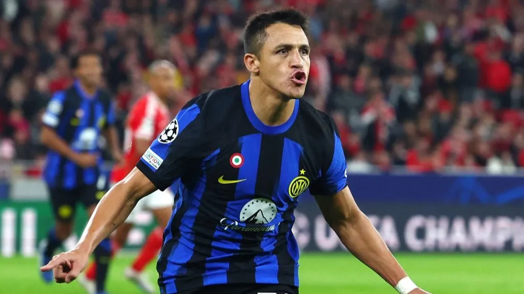 Alexis Sánchez Inter Milán gol Benfica River (Foto: La Cuarta)
