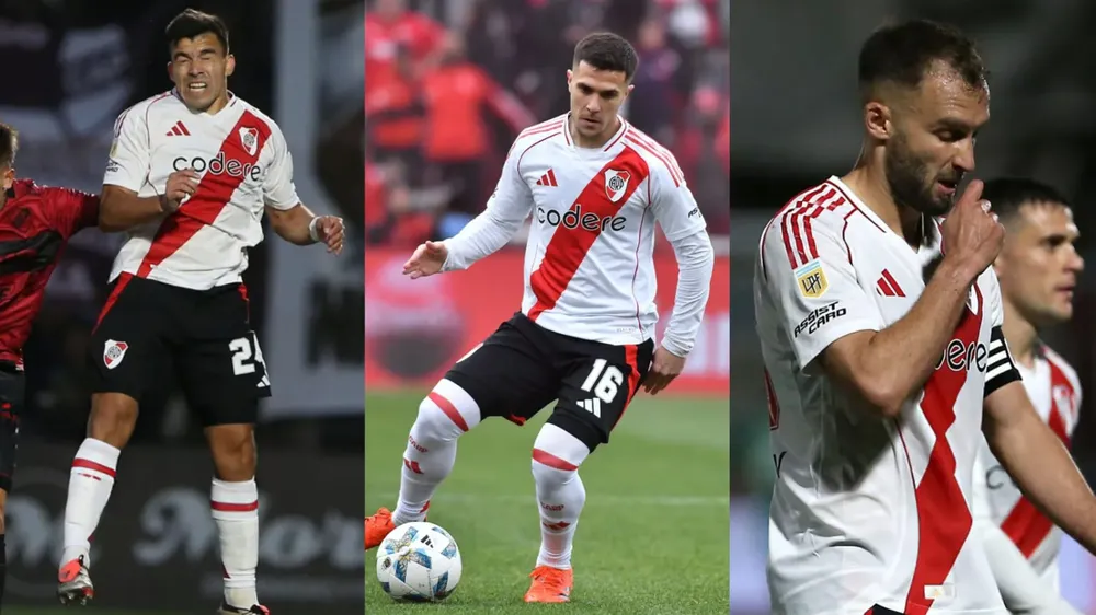 Marcos Acuña, Fabricio Bustos, Germán Pezzella River