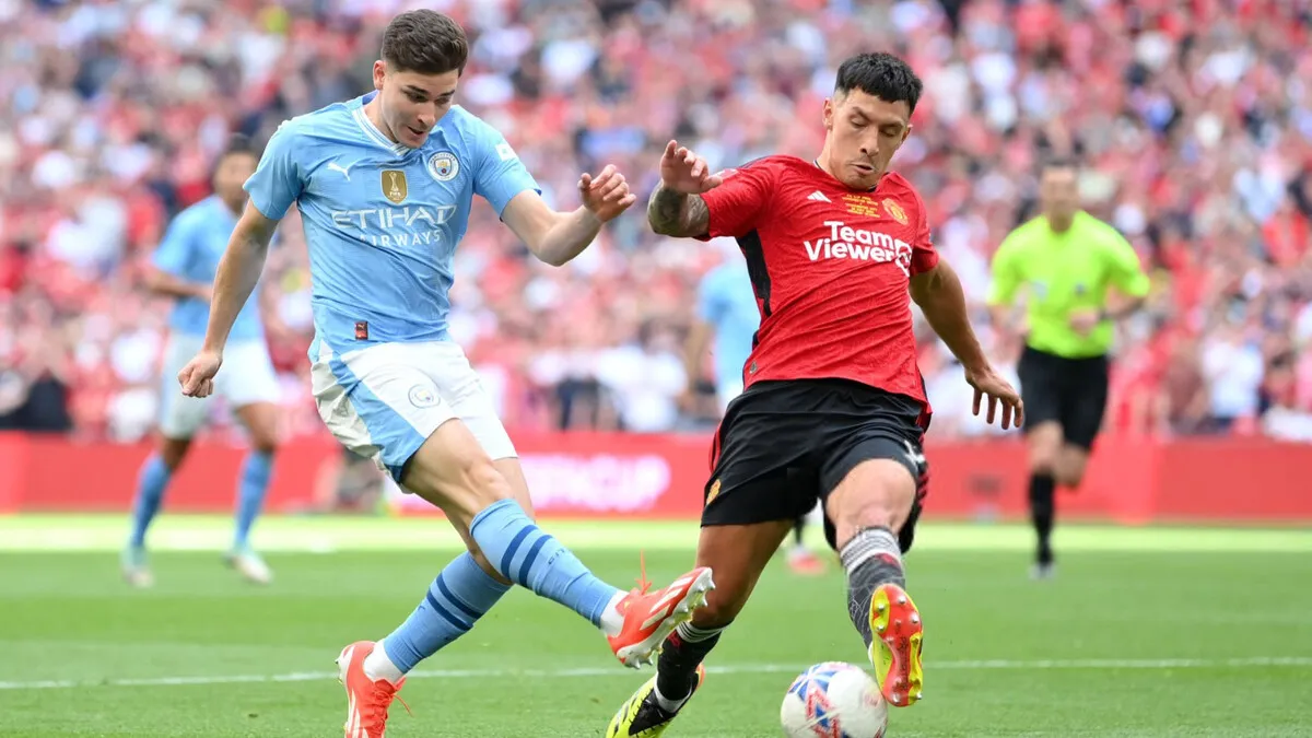 Julián Álvarez Manchester City United FA Cup (Foto: Getty)