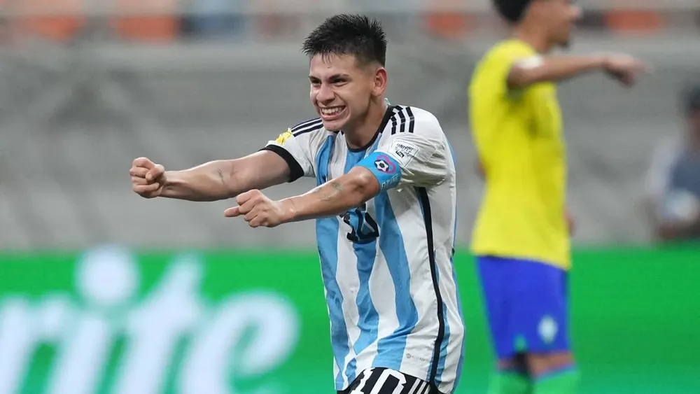 Claudio Echeverri selección Argentina Sub 17 Brasil Mundial