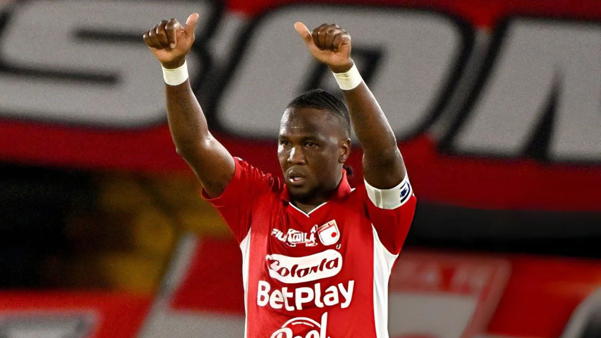 Hugo Rodallega Independiente Santa Fe. (Foto: Getty Images)