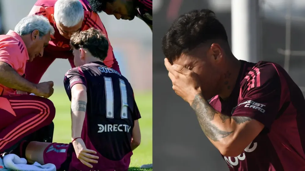 Lesiones Colidio Montiel River Riestra (Fotos: Getty Images)
