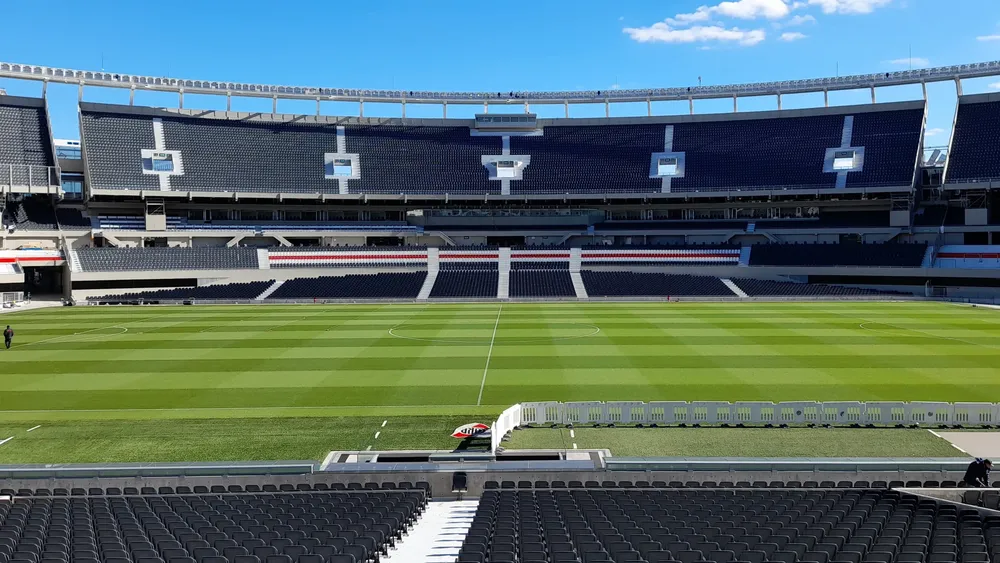 Estadio Monumental tribuna San Martín River (Foto: Obras River)