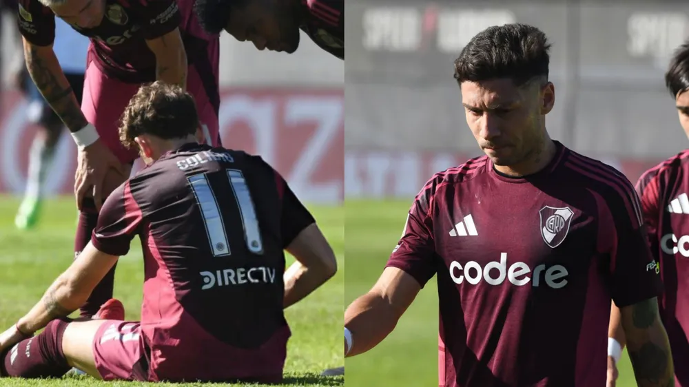 Facundo Colidio Montiel lesión River (Fotos: Getty Images)