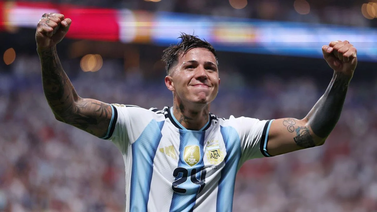Enzo Fernández Selección Argentina. (Foto: Getty Images)