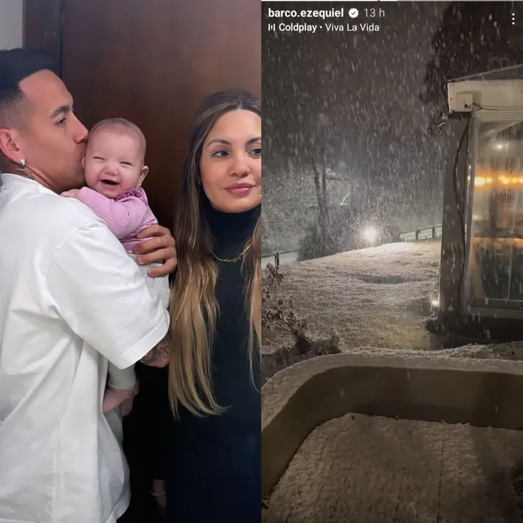 Vacaciones Esequiel Barco en familia