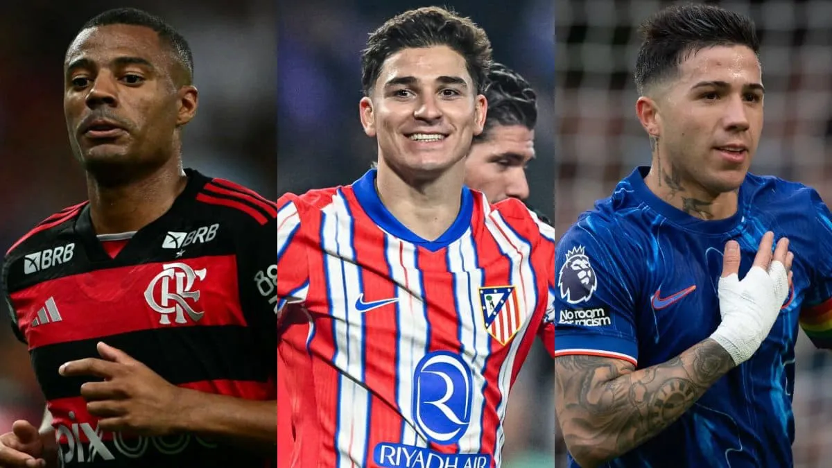 Nicolás De La Cruz Julián Álvarez Enzo Fernández - 2024