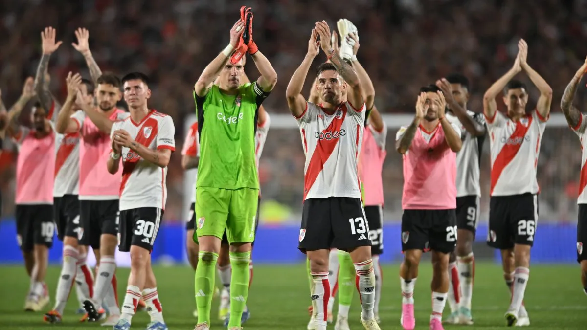 Jugadores River vs. Gimnasia
