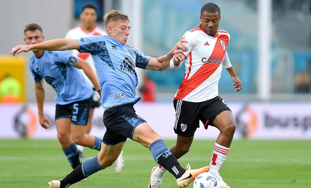 Nicolás De La Cruz River Plate Belgrano Córdoba Copa Liga 2023 (Foto: Getty Images)