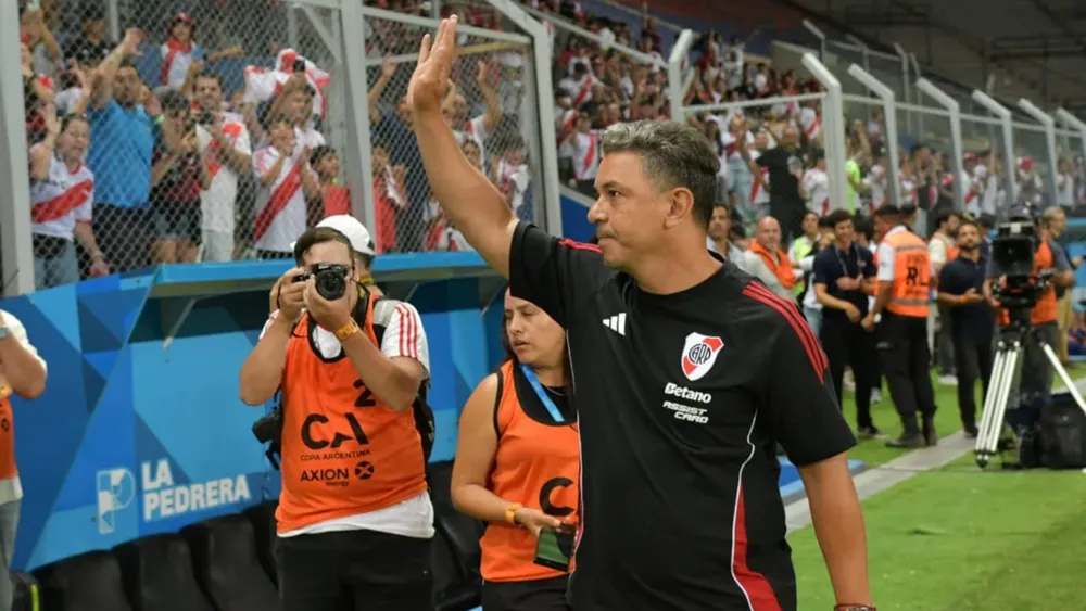 Marcelo Gallardo entrenador River (Foto: Copa Argentina)
