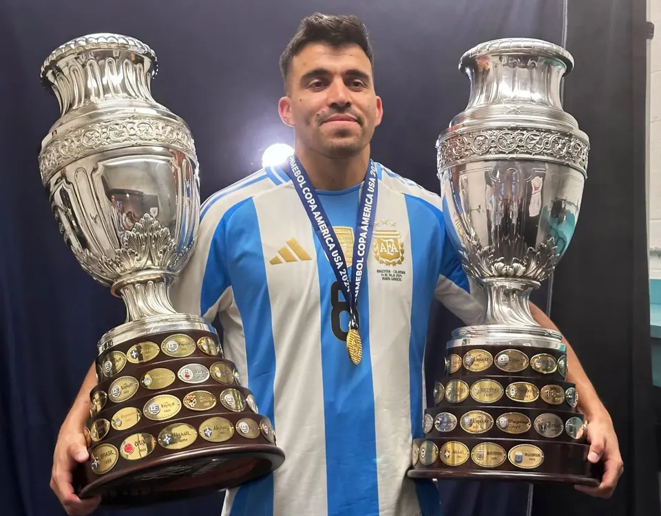 Marcos Acuña bicampeón Copa América selección Argentina Marcos Acuña bicampeón Copa América selección Argentina