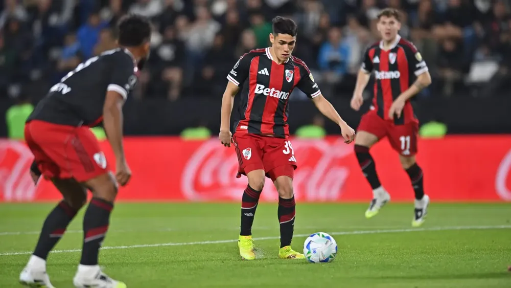 Santiago Lencina Miguel Borja River  (Foto: River Plate)