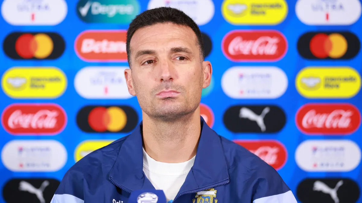 Lionel Scaloni Selección Argentina conferencia (Foto: Getty)