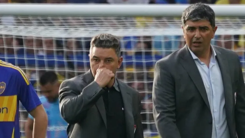 Marcelo Gallardo Matías Biscay River Boca Superclásico