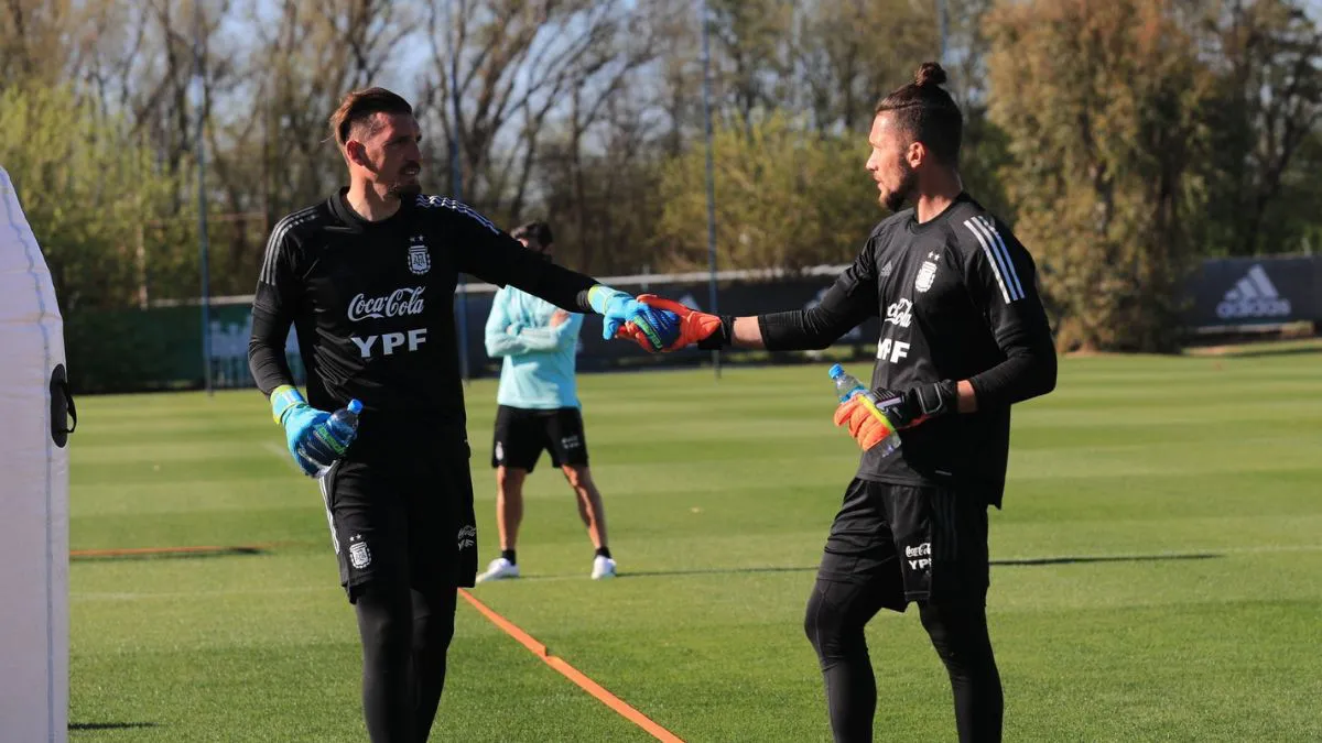 Armani, Jeremías Ledesma, una foto y el reencuentro en River (1)