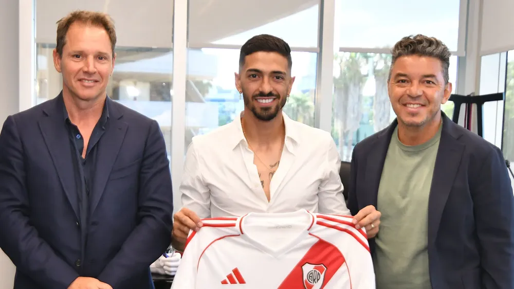 Manuel Lanzini River Jorge Brito Marcelo Gallardo