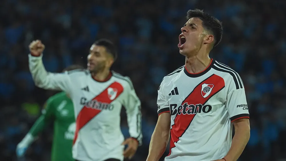 Tomás Galván festejo gol River  (Foto: River Plate)