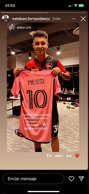 Estban Fernández Messi Regalo