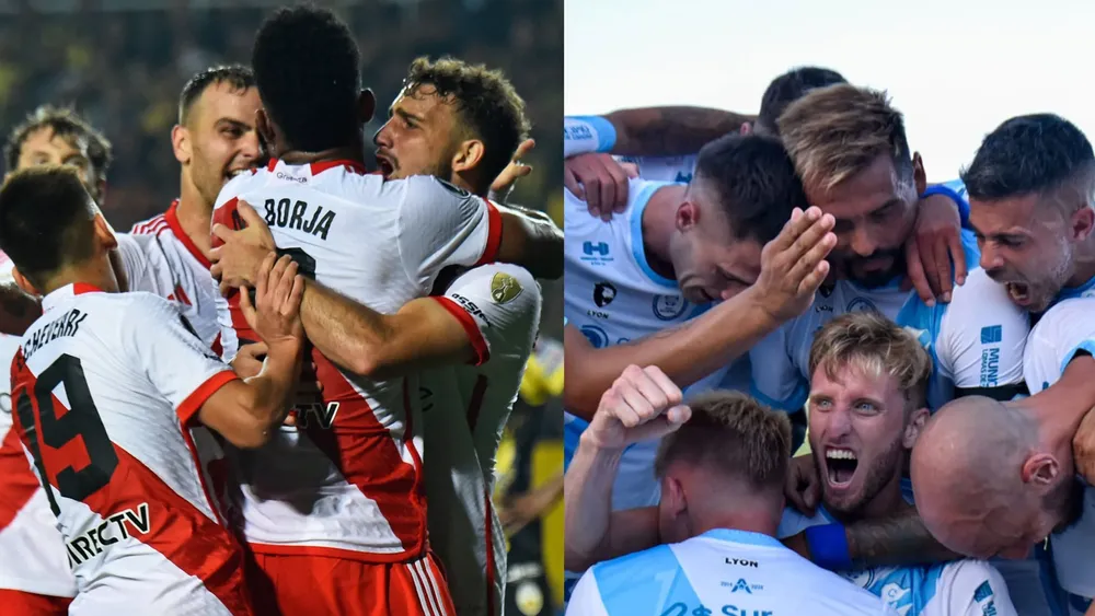 Equipos festejos River Temperley