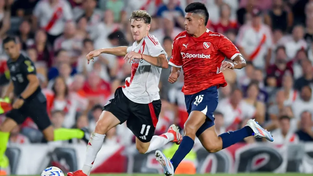 Facundo Colidio River Plate Independiente Apertura 2025 (Foto: Getty Images)