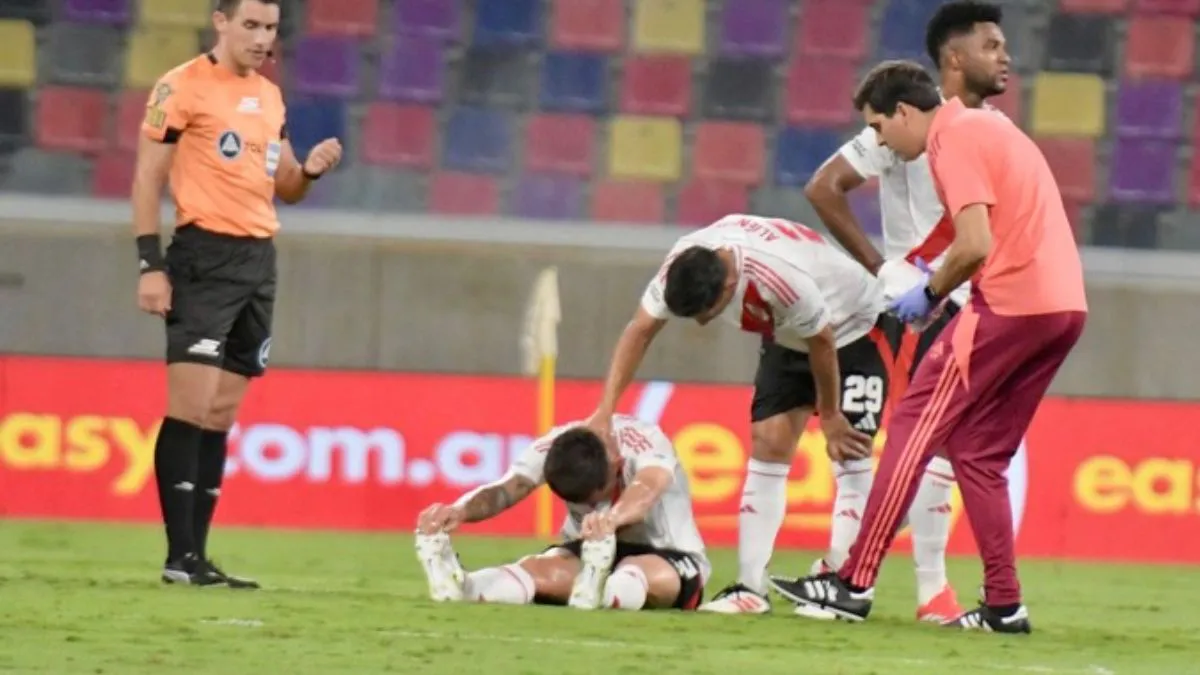 Otra baja en River Kranevitter, lesionado