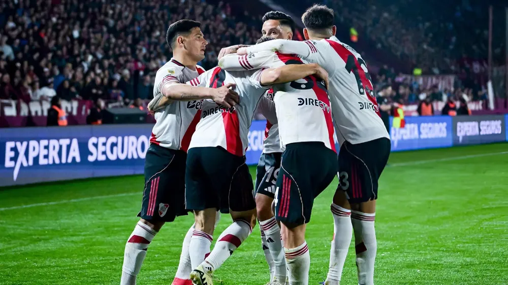 Equipo River festejo gol (Foto: Getty Images)
