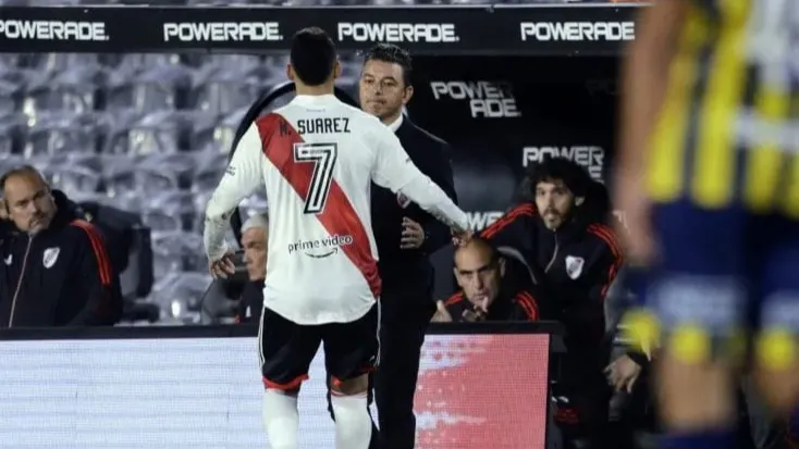 matias Suárez marcelo Gallardo River