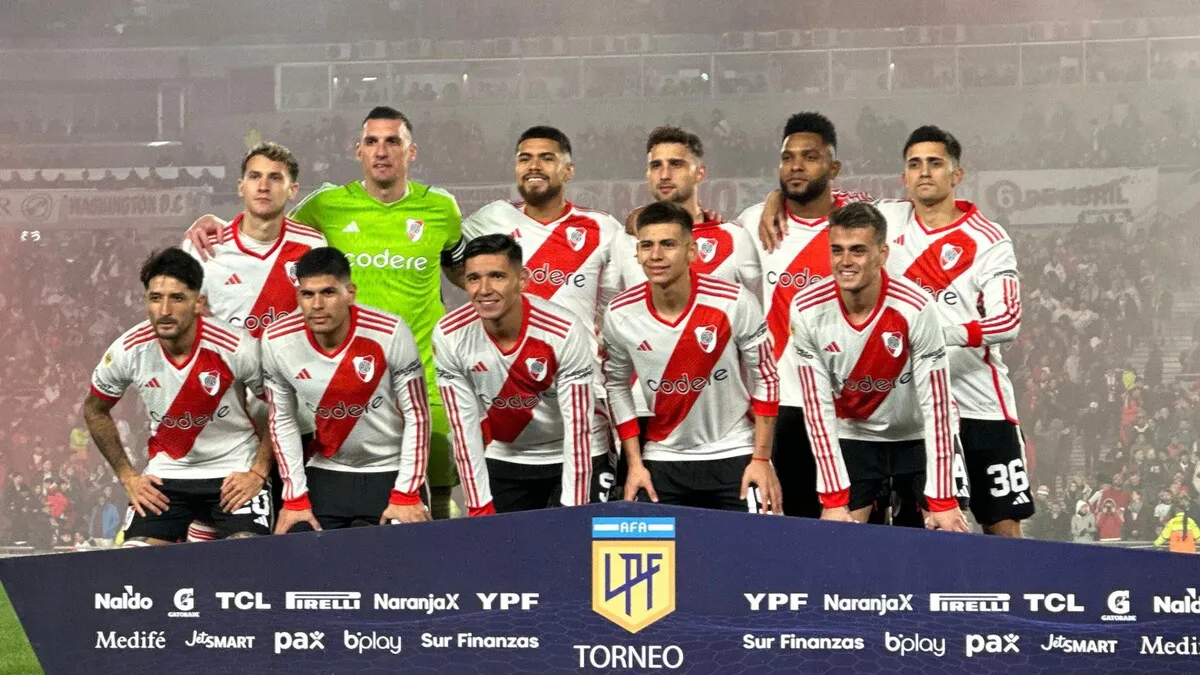 Formación River Tigre 2024 (Foto: Liga AFA)
