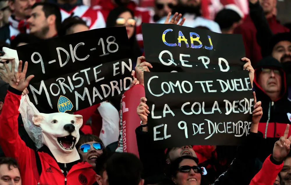 Boca River Superclásico 2019 hinchas 9/12