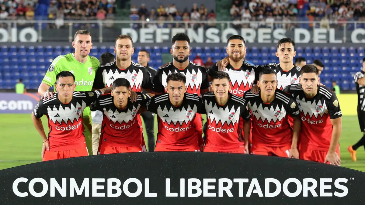 Formación River Libertad Libertadores 2024 (Foto: Getty)