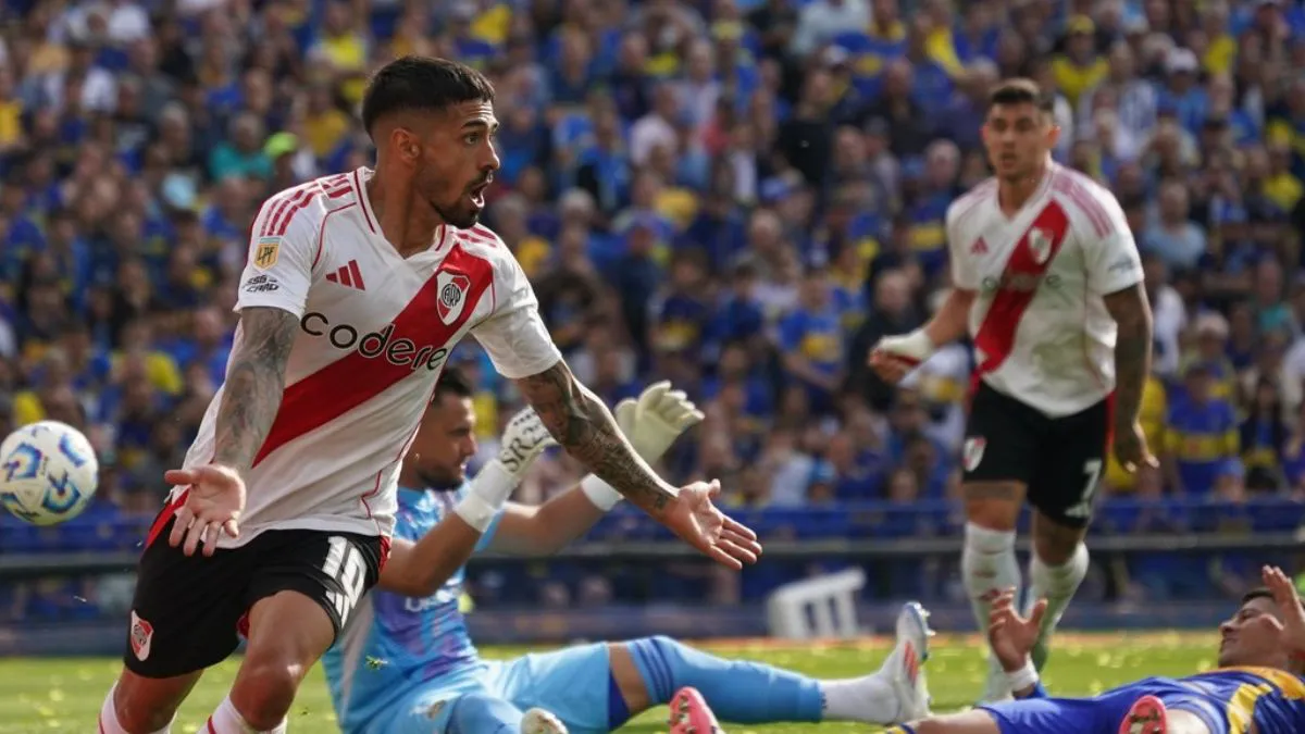 Manu Lanzini en La Bombonera