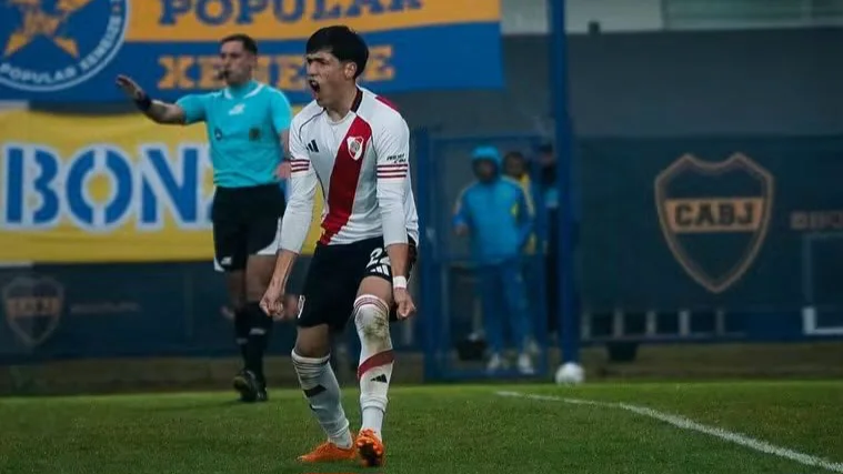 Festejo gol River Superclásico Reserva Boca  (Foto: River Plate)