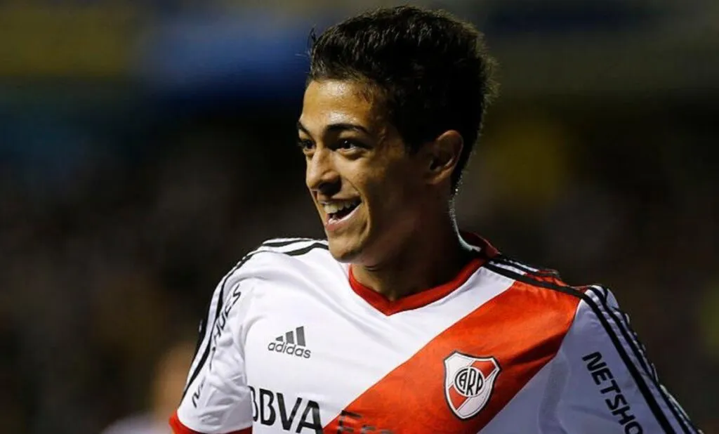 Lanzini y un guiño para River